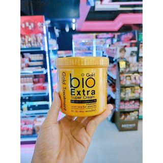 ไบโอทรีทเม้นท์ (กระปุกทอง)Green Bio Gold Super Treatment Cream 500ml