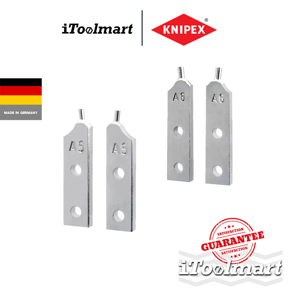 KNIPEX ปลายคีมถ่างแหวนปากตรง สำรอง 1 คู่ ปลายตรง รุ่น 46 19 A6 / รุ่น 46 19 A5