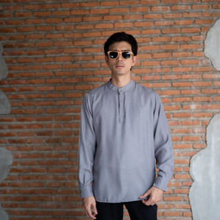 เสื้อกุรงชายแขนยาว สไตล์เสื้อปากีอาหรับทรงสวย เนื้อผ้าฝ้ายฟอ…