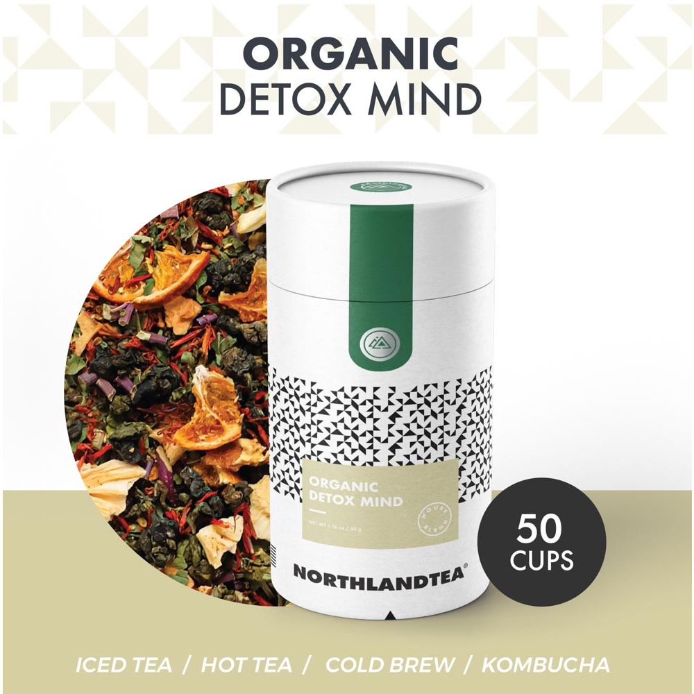 Tea & Tea Bags 580 บาท Northlandtea – Organic Detox Mind ขนาด 50 กรัม – House blend – HOT & ICED TEA / COLD BREW / KOMBUCHA and etc. Food & Beverages