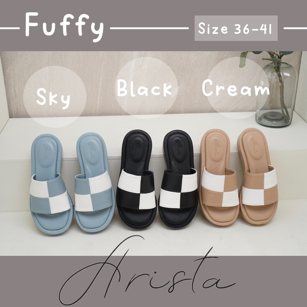 Arista ( 🇹🇭 Ready to ship) รองเท้าผู้หญิง รองเท้าเเฟชั่นผู้หญิง รุ่น Fuffy ( ART-052 )