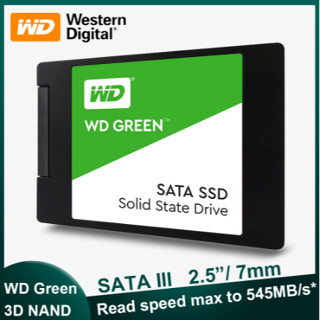 "(ของแท้ของใหม่ 100%)Western Digital WD SSD 120GB 240GB 480GB 960GB SATA3 Internal Solid State Drive 2.5" สำหรับแล็ปท็อป