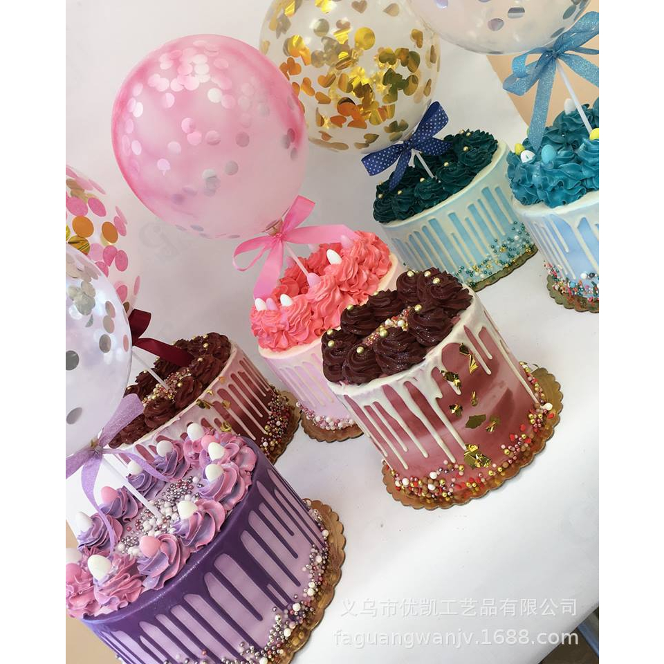 อุปกรณ์ตกแต่ง สำหรับแต่งเค้ก CAKE ลูกโป่ง ป้ายปักเค้กลูกโป่ง - รูปที่ 7