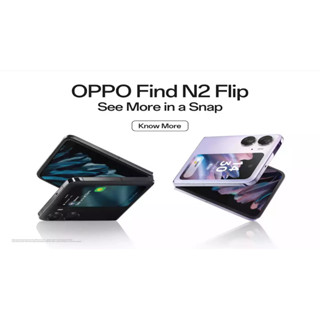 Oppo N2 Flip Ram8/256gb(เครื่องศูนย์ไทยเคลียสตอค ประกันร้าน)จอพับได้ จอด้านนอก 3.26 นิ้ว