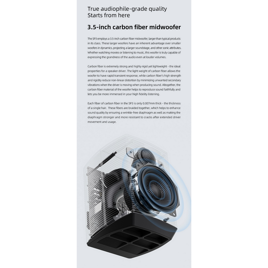 FiiO SP3 สุดยอดลำโพง Active Speakers รองรับ Hi-Res ประกันศูนย์ไทย