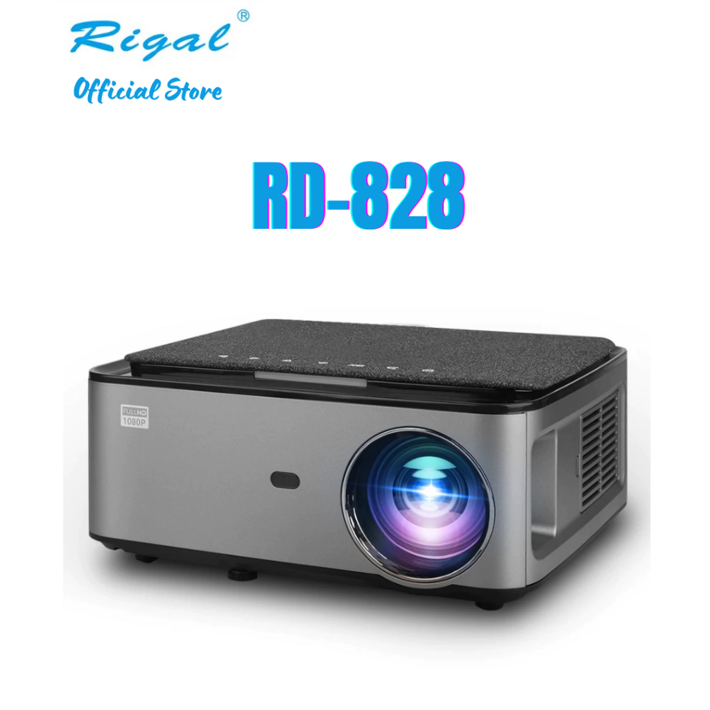 โปรเจคเตอร์ Rigal RD-828 Full HD ความสว่าง 450 ANSI lumens ต่อมือถือได้ทั้ง Android และ iOS