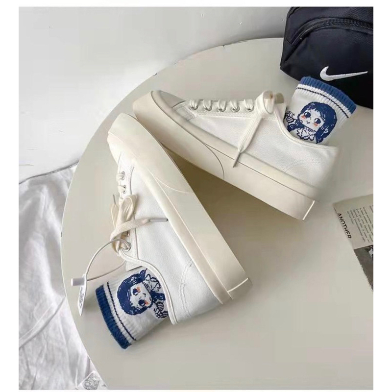 พร้อมส่งในไทยทุกวัน Basic ☮ รองเท้าผ้าใบ