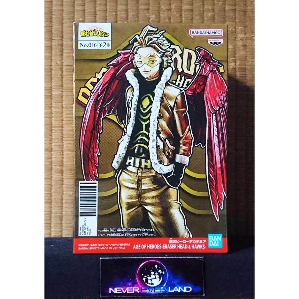 BANDAI BANPRESTO FIGURE: MY HERO ACADEMIA / มายฮีโร่ อคาเดเมีย - AGE OF HEROES - HAWKS / ฮอว์กส์