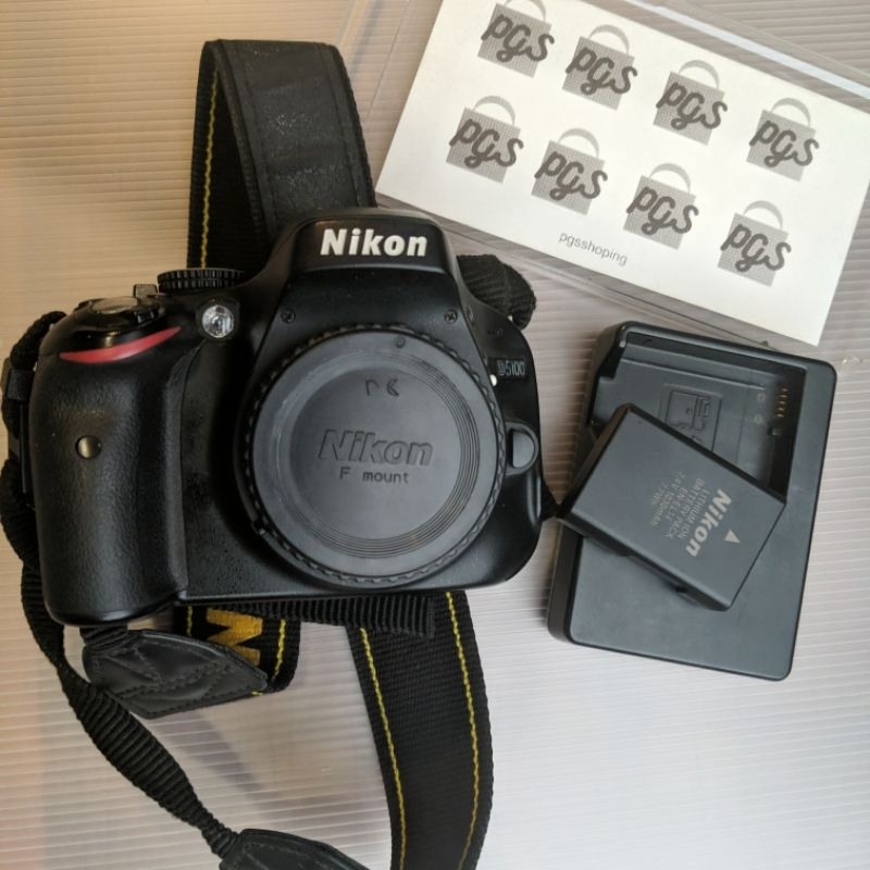 กล้อง nikon d5100 มือสอง บอดี้อย่างเดียว ใช้งานได้ปกติ hm110523