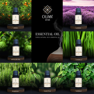 Pure Essential Oil น้ำมันหอมระเหย 100% จัดชุด 7 ชนิดขนาด 15 ml. ราคาพิเศษ | อวล เครื่องหอม