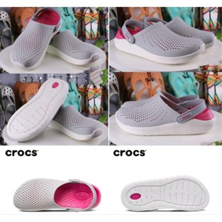 Crocs Lite Ride Clog รองเท้าแตะ แบบลำลอง มาใหม่สุดฮิต ใส่ได้ทุกเพศ มีส่วนลดราคา