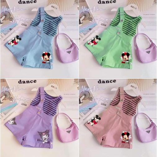 พร้อมส่ง เอี๊ยมมิกกี้ ได้ทั้งเอี๊ยมและเสื้อ