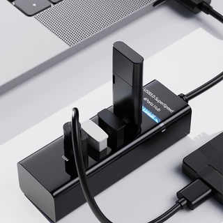 USB ความเร็วสูง 4 พอร์ตฮับ USB 3.0 USB HUB Adapter สำหรับ PC แล็ปท็อปอุปกรณ์เสริมคอมพิวเตอร์