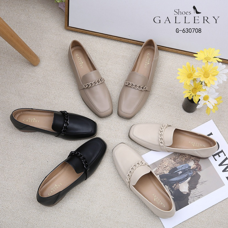 Shoes Gallery รองเท้าโลฟเฟอร์ 1 นิ้วนุ่มสบาย G-630708