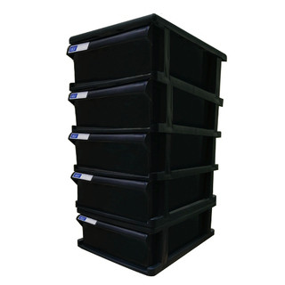 Orca ตู้เอกสาร BCB-5 โครงดำ ลิ้นดำทึบ 5 ชั้น ใส่ A4 ได้ ตู้เอกสารสำนักงาน ตู้เอกสารa4 ตู้เอกสารลิ้นชัก