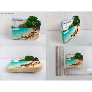 คนรักการท่องเที่ยวเมืองไทย "Phi Phi Island" Perfect gift for travelers to Thailand, magnet model for Refrigerator