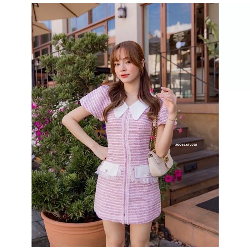 #JBS673 Vienna Tweed Dress🩷🩷