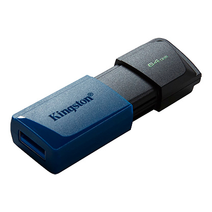 FLASH DRIVE (แฟลชไดร์ฟ) KINGSTON DATATRAVELER EXODIA M USB 3.2 Gen 1 - รับประกัน 5 ปี