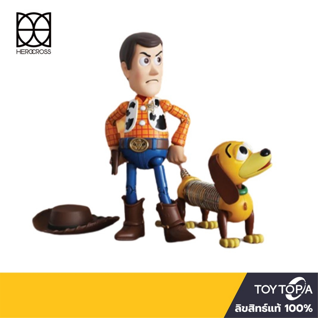 พร้อมส่ง+โค้ดส่วนลด Herocross (HMF067R) - Woody 2.0: Toy Story (Hybrid Metal Figuration) (ลิขสิทธิ์แท้)