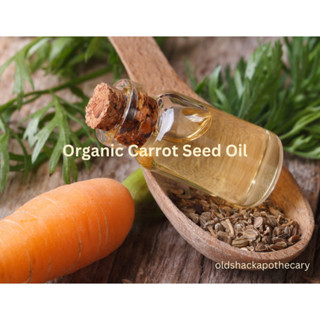 Organic Carrot Seed Oil 30 ml ออร์แกนิคแครอทซีทออยล์ สำหรับผิวและเส้นผม