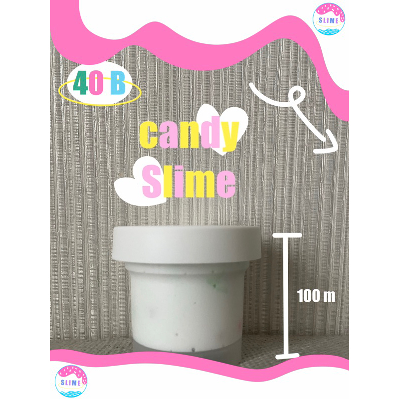 candy slime (เม็ดโฟมหลากสี)