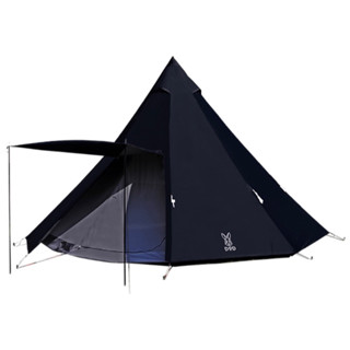 DoD ONE POLE TENT L / Black 8P สีดำ