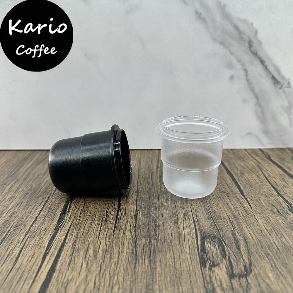พร้อมส่ง｜โดส ตวงเมล็ดกาแฟ รองผงกาแฟไม่ให้หก ถ้วยโดส กระบอก ถ้วยสเตนเลส สำหรับชงกาแฟ