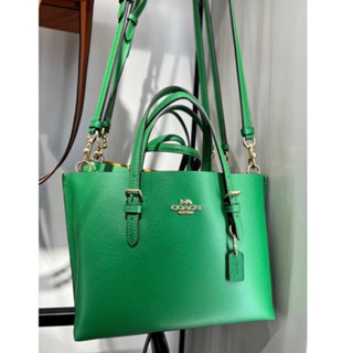 SALE‼️ พร้อมส่ง แท้ 🇺🇸💯% New Coach MOLLIE TOTE 25 (COACH C4084) IM/KELLY GREEN