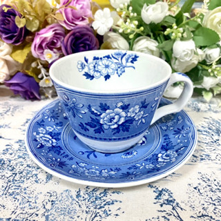 Spode Blue Room Botanical Teacup ชุดชาดูโอ้ ถ้วยชา