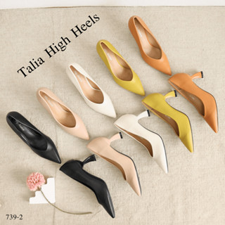 Mgaccess Talia High Heels Shoes 739-2 รองเท้าคัทชู