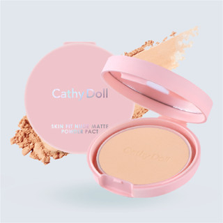 Cathy Doll Skin Fit Nude Matte Powder Pact SPF30/PA+++ (4.5g) #02 Light Beige