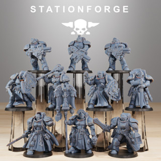 Warhammer 40k proxy Socratis Knights - 3d print miniature boardgame model war game - StationForge