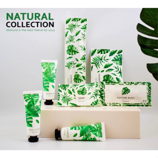 [แพ็คชนิดละ100ชิ้น] รุ่น Natural ซองกระดาษ งานซอง ของใช้ในโรงแรม Amenities Kit ของใช้ในห้องน้ำ hotel supplies อเมนิตี้