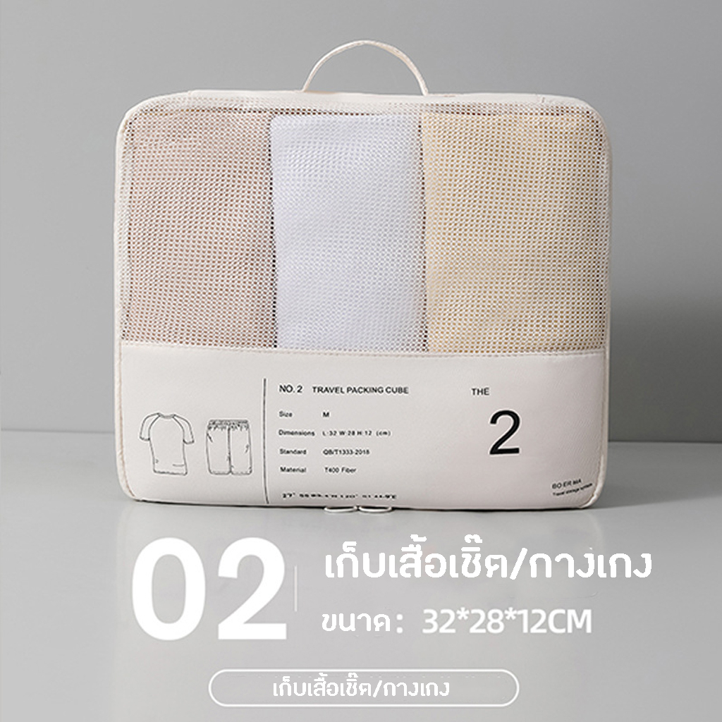 Specialthing ออแกไนเซอร์ กระเป๋าเก็บของ ถุงเก็บของสําหรับเดินทาง ถุงเก็บซิปหนา กระเป๋าจัดระเบียบเสื้อผ้ากระเป๋าเดินทาง