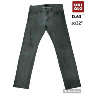 UNIQLO ริมแดง แท้ เอว32"กางเกงยีนส์ชาย