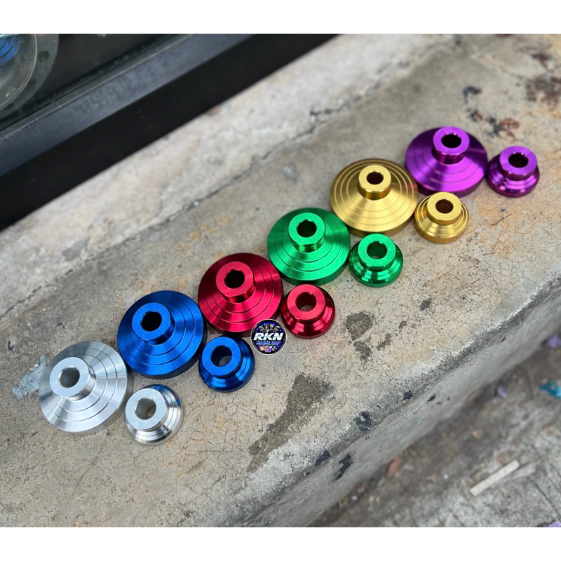 บูทล้อหน้า Mio มิเนียม CNC #บูทล้อหน้ามีโอ มีหลายสี