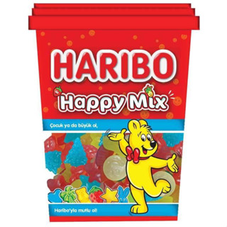 ฮาริโบ แฮปปี้มิกซ์ เยลลี่ผลไม้รวม Haribo Happy Mix Jelly 200g