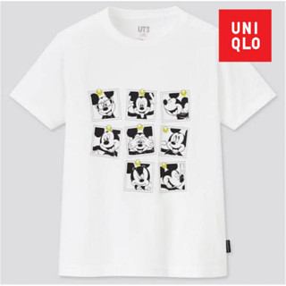 Uniqlo เสื้อยืดเด็กลายมิกกี้เมาส์ มือ 1 แบรนด์แท้ พร้อมส่ง