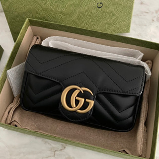 Gucci mm -ดำ/น้ำตาล-