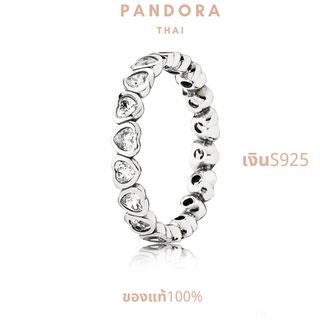 THAI🏅💎สินค้าพร้อมส่งในไทย💎Pandoraแท้ แหวนpandora เงินS925 pandoraแหวน ของแท้100% แหวนผู้หญิง เครื่องประดับ ของขวัญ