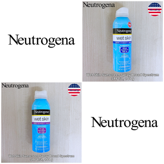 Neutrogena® Wet Skin Sunscreen Spray Broad Spectrum SPF50 or SPF85+, 141g นูโทรจีนา สเปรย์กันแดด ผิวกาย กันน้ำ กันเหงื่อ