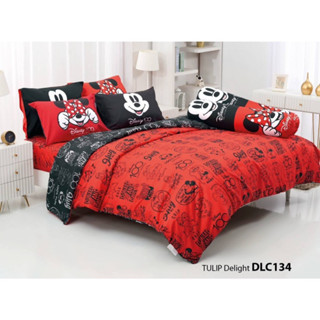 Tulip Delight ผ้าปูที่นอน + ผ้านวม DLC134 Walt Disney Mickey Mouse ชุดเครื่องนอน Bed Set DLC ผ้าปู นวม มิคกี้ เมาส์