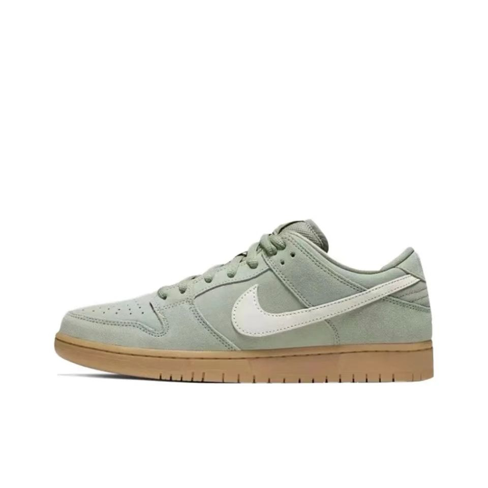 💕 พร้อมกล่อง 🍃Nike Dunk SB Low Pro HorizonGreen BQ6817-300【ของแท้ 100%】