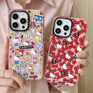 🎁ส่งของขวัญ🎁เคสไอโฟน 11 13 12 Pro Max casetify hello kitty เคส for ไอโฟน14 pro max soft case Iphone