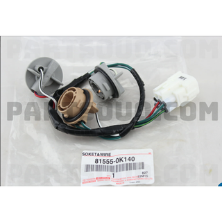 ขั้วไฟท้าย Toyota KUN15 81555-0K140 แท้เบิก Chiraauto