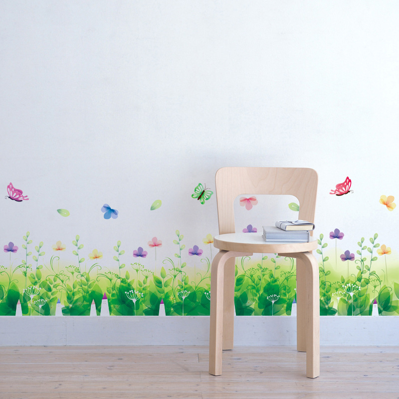 สติ๊กเกอร์ติดผนัง wall sticker pvc ต้นไม้ ดอกไม้ ลายนก ทะเล สติ๊กเกอร์แต่งบ้าน สติกเกอร์แต่งห้อง วอลเปเปอร์ XL7183
