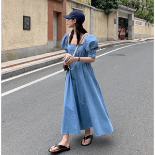 💙🍃💙Jeans Long Dress💙🍃💙 ป้ายypy