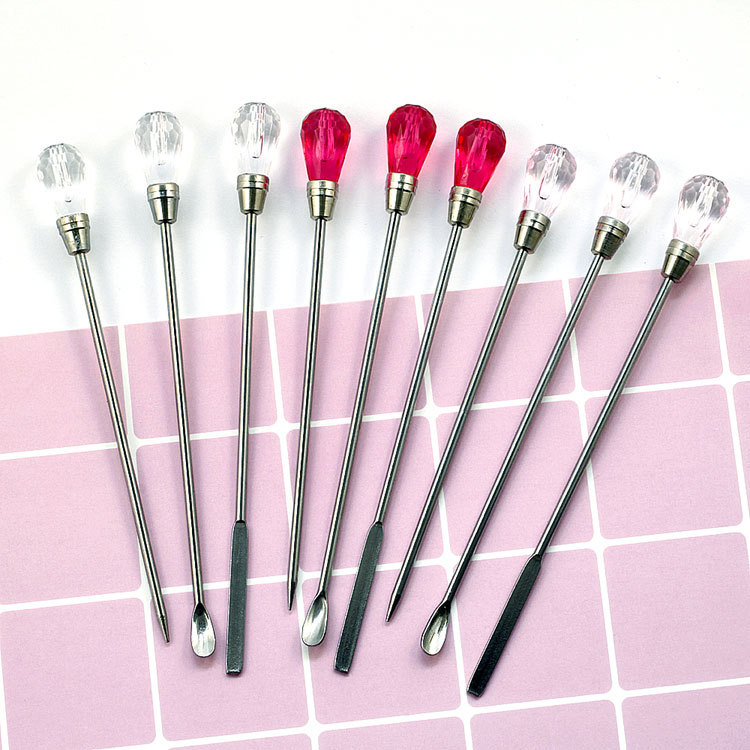 ไม้จิ้มฟอง ไม้กวน ช้อนตัก Epoxy DIY