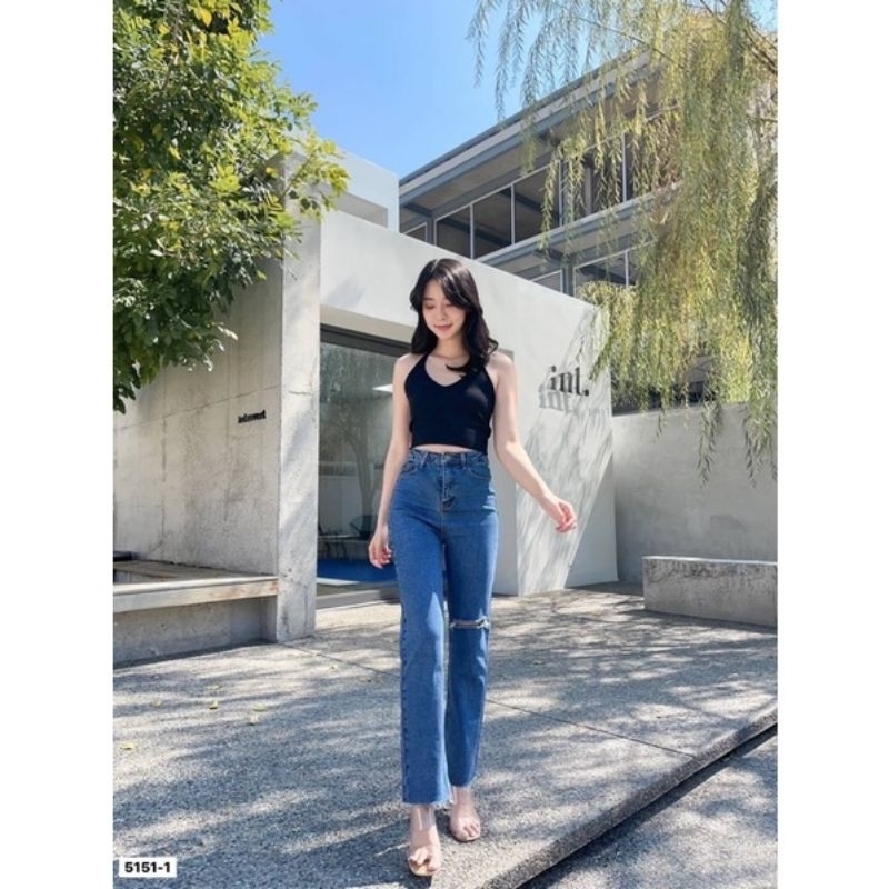 มือ2 กางเกงยีนส์ขากระบอกเล็ก​Jsara​ jeans