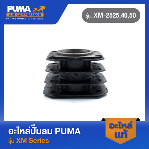 เสื้อสูบ อะไหล่ปั๊มลมPUMA แบบโรตารี่รุ่น XM2525-2550